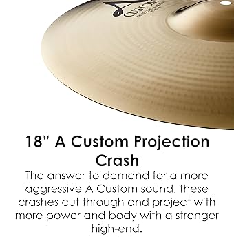 [訳あり] Zildjian A Custom プロジェクションクラッシュ 18 18