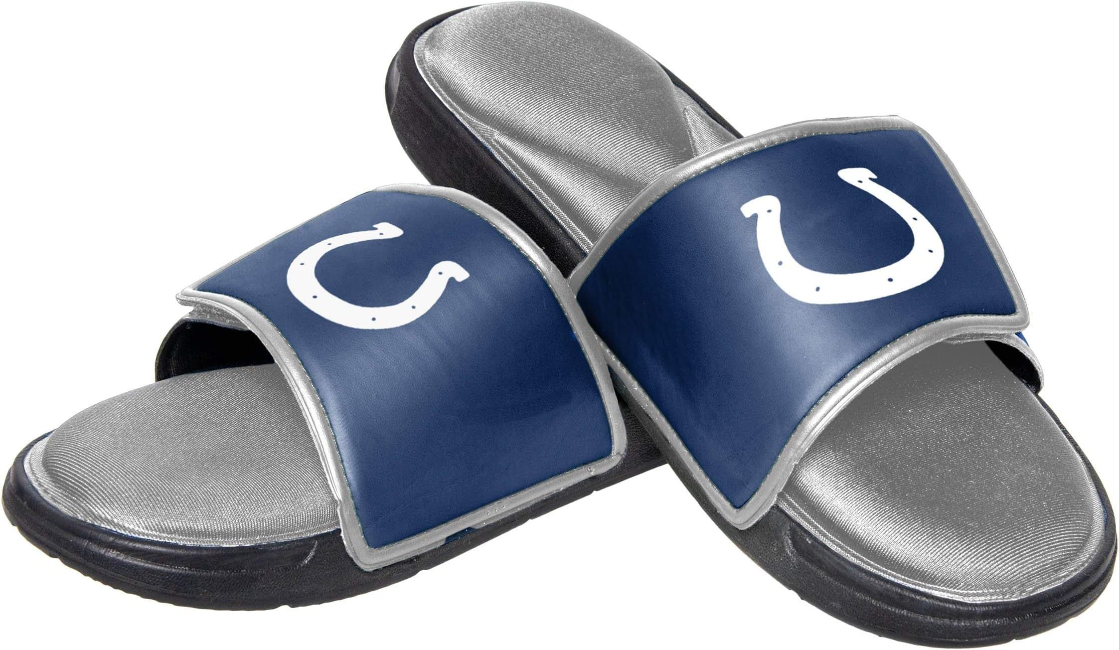 mens NFL Team Logo Sport Shower Foam Slide Flip Flop Sandals