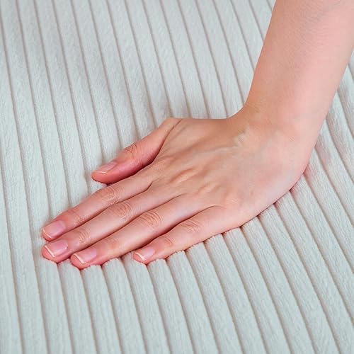 Miniatura 9 de ERYE Sofá cama modular reversible en forma de L, moderno sofá convertible tapizado de pana con sofá cama extraíble, diván de almacenamiento y