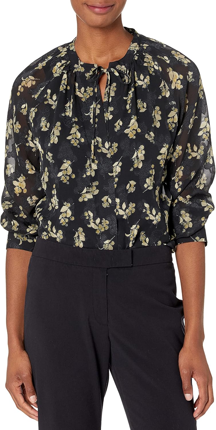 Vince Women's Dandelion Poet Popover Blouse
