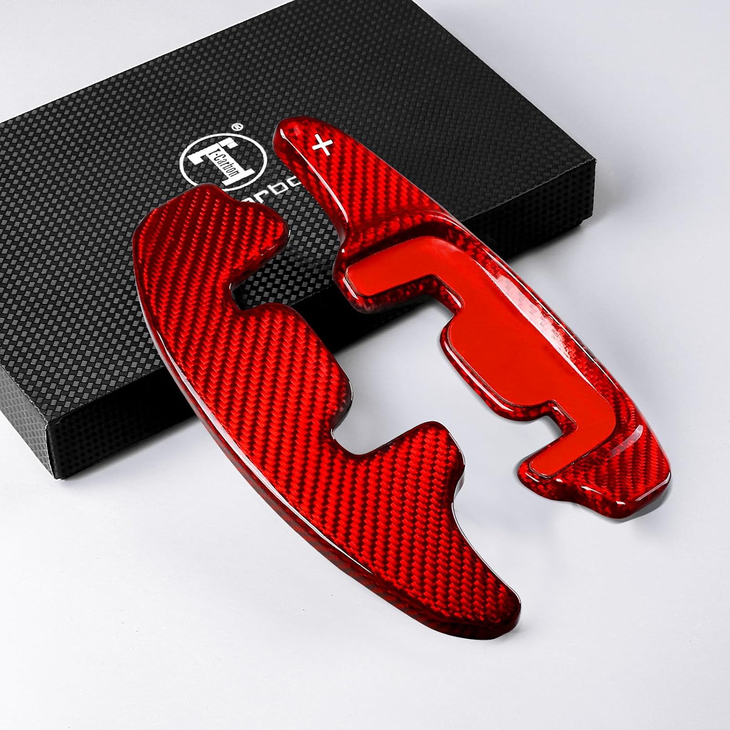 T-carbon Carbon Fiber Steering Wheel Shift Paddle Compatible with Mercedes Benz Shift Paddle AM E53 SL43 55 63 E53 GT43 53 63 EQE EQS GLS63 GLE53 63S Steering Wheel Extensions Accessories
