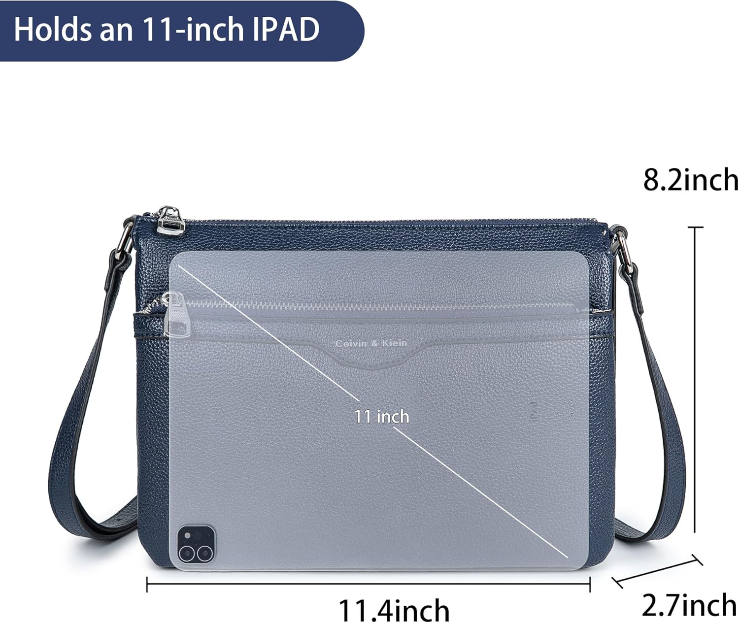 Women's Crossbody Hand Bags Leather, Designer Crossbody Bags For Women,Leather Crossbody Purses For Women - Image 7