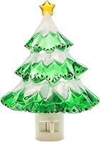 Vista 51 de Creative Hobbies Holiday Decor Night Lights - Featuring Halloween Jack O' Lantern Pumpkin and Black Cat with Rotational Socket and On/Off Switch