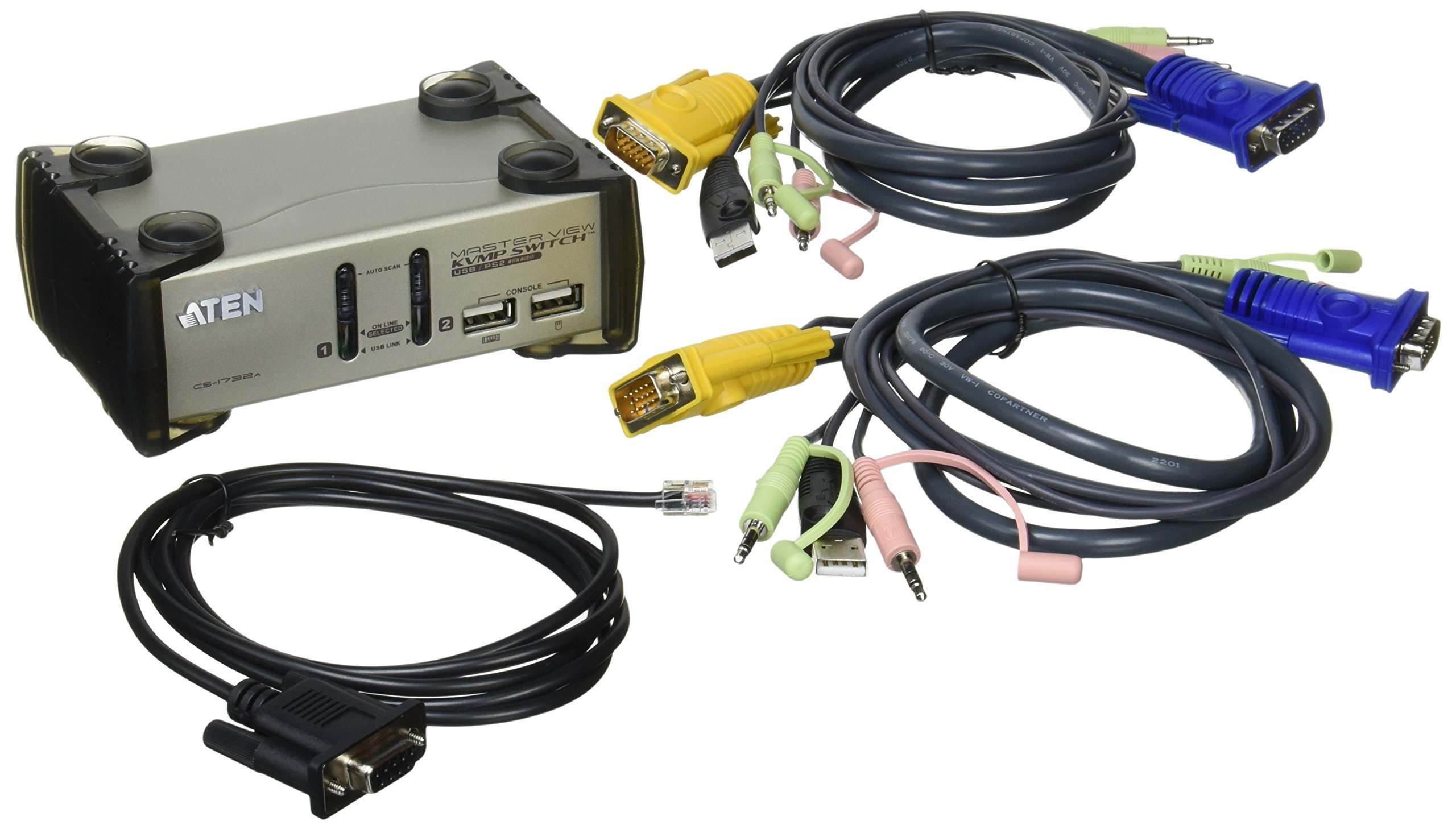 Amazon | ATEN 2ポート USB KVMP CS-1732A | ATEN | 切替器 通販