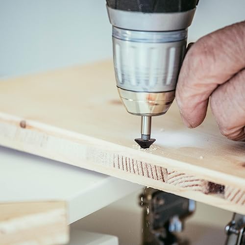 Miniatura 7 de Venforze Tornillos de madera de cabeza blanca, 100 piezas #8 x 1-12 pulgadas de acero inoxidable Phillips cabeza plana, tornillo de acero inoxidable