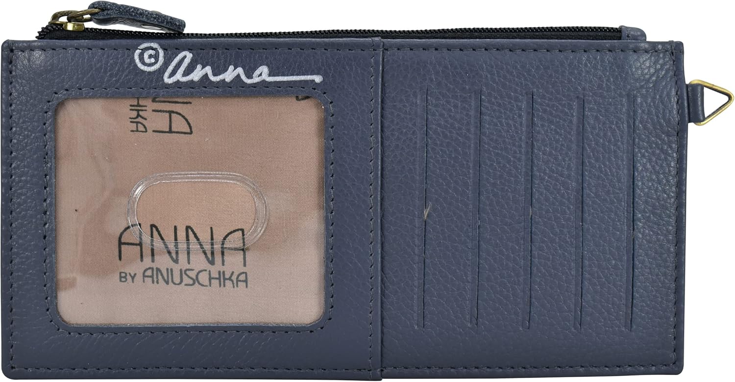 Anna by Anuschka Women's Hand Painted Genuine Leather Organizer Wallet | Hand Painted - Image 2