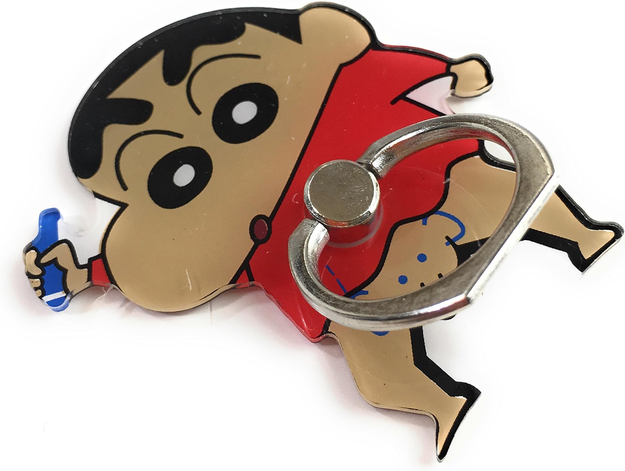Cute Anime Cartoon Smartphone 360 Degree Rotation Phone Ring Stand Grip Kickstand Holder for Smartphone (Shin Chan XXX)