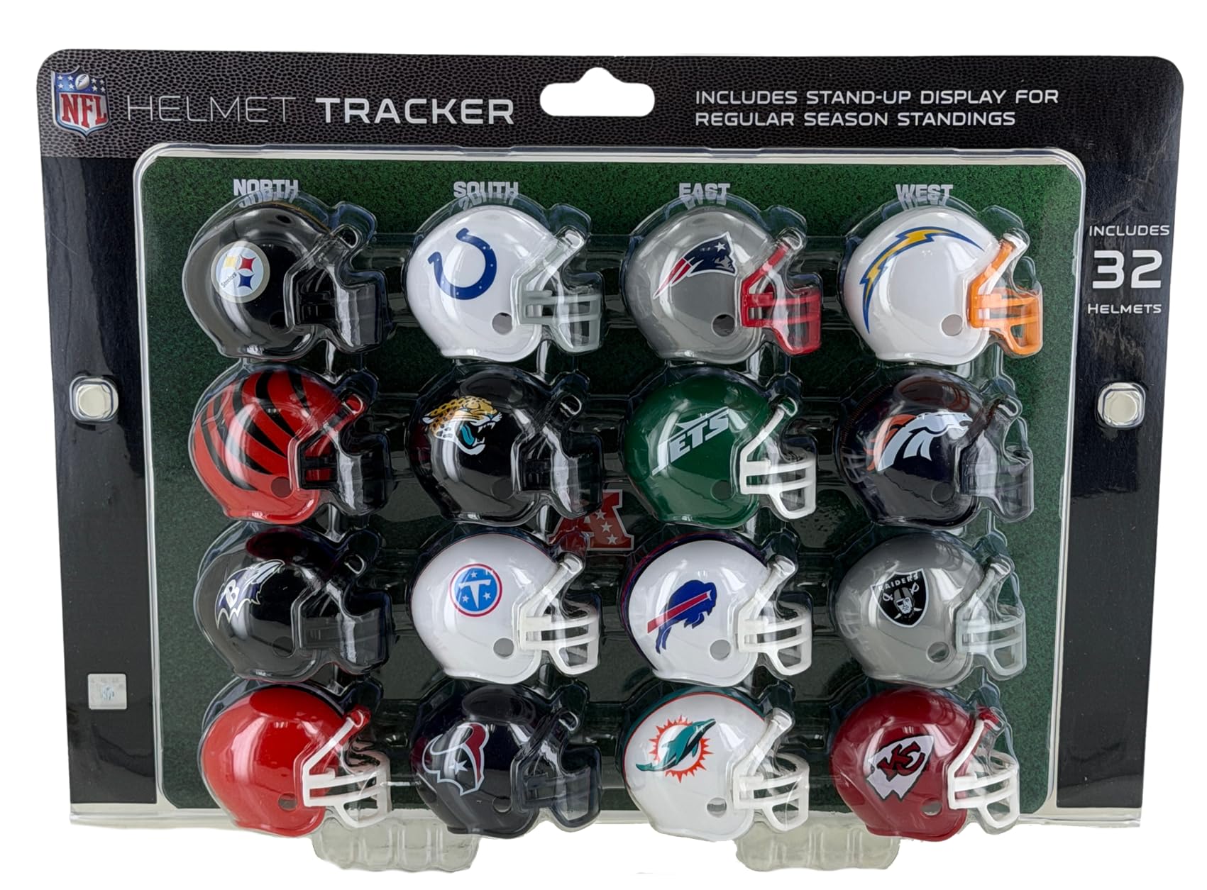 Amazon.com: Riddell 32 Piece NFL Helmet Tracker Set - gumball size