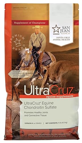 Miniatura 2 de UltraCruz Suplemento para articulaciones de sulfato de condroitina equina para caballos, 10 libras, pellet, suministro para 80 días