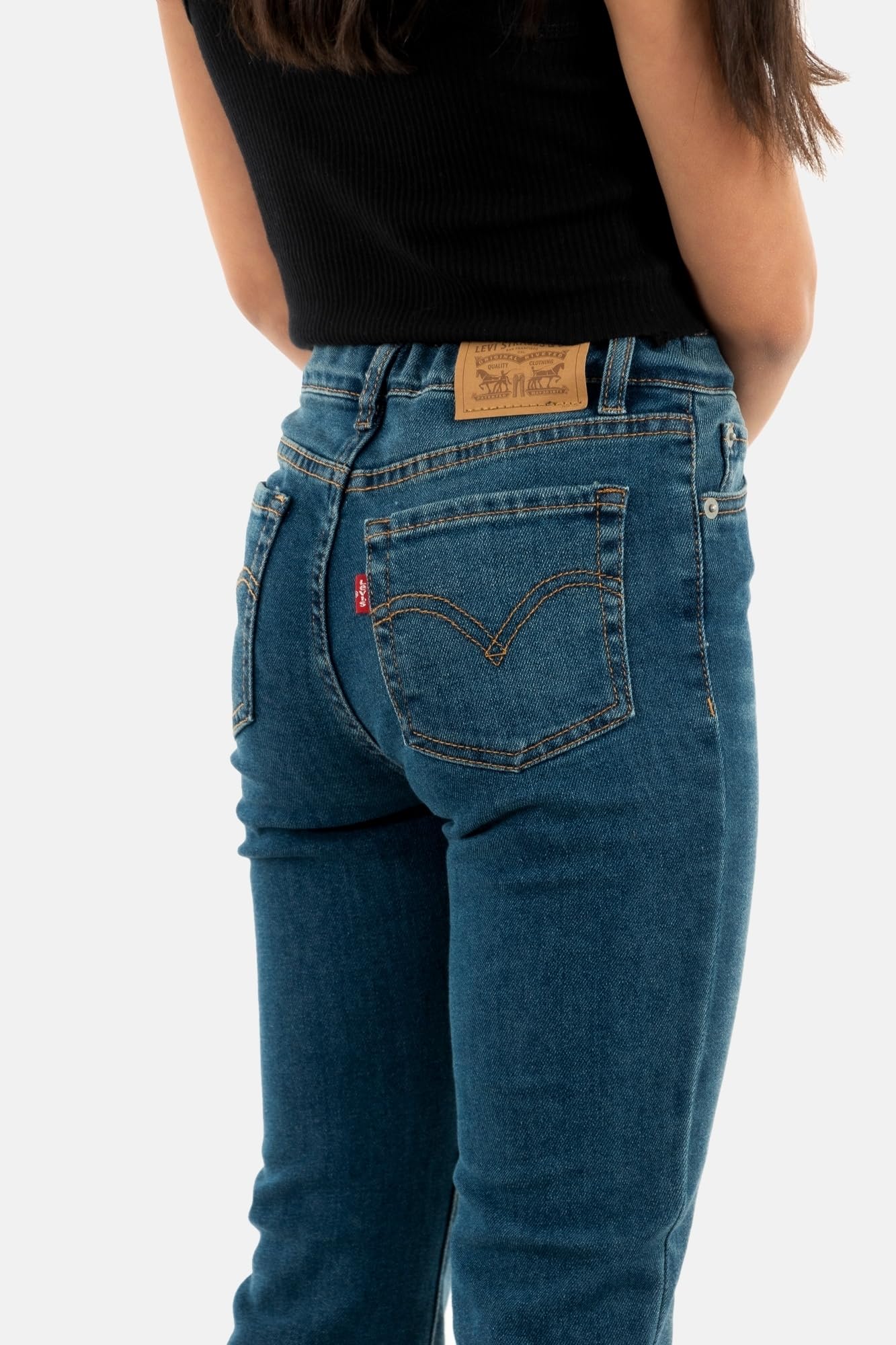 Levi's Kids LVG 726 High Rise Flare Jean 4EG970, Jeans Fille, Double Talk,