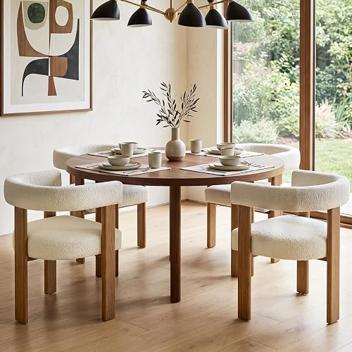 Gaussen Boucle Dining Chairs Set