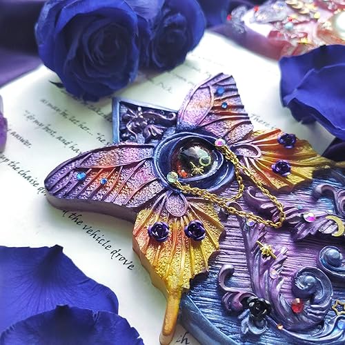 Miniatura 9 de FUNSHOWCASE Oculus Planchette Silicona Resina Moldes Mariposa y Polillas para Epoxy Casting, arcilla Polímero Proyecto Artesanal 2 en Set 5.3