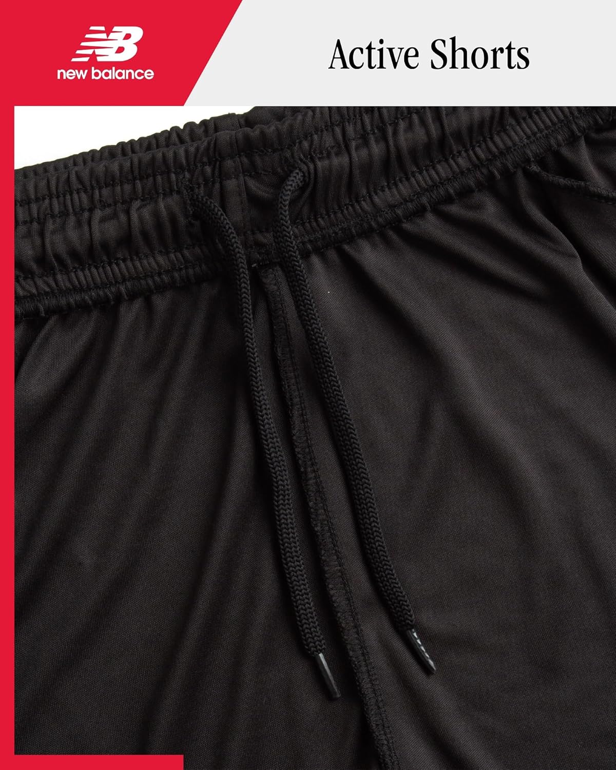 New Balance Boys’ Active Shorts – Performance Gym Shorts with Pockets – Kids’ Mesh Athletic Shorts for Boys (Size: 4-20)