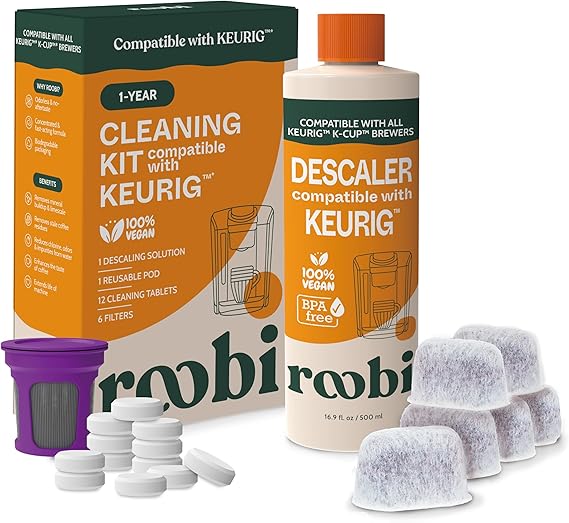 Amazon.com: Keurig Compatible Descaling Solution & Cleaning Kit ...