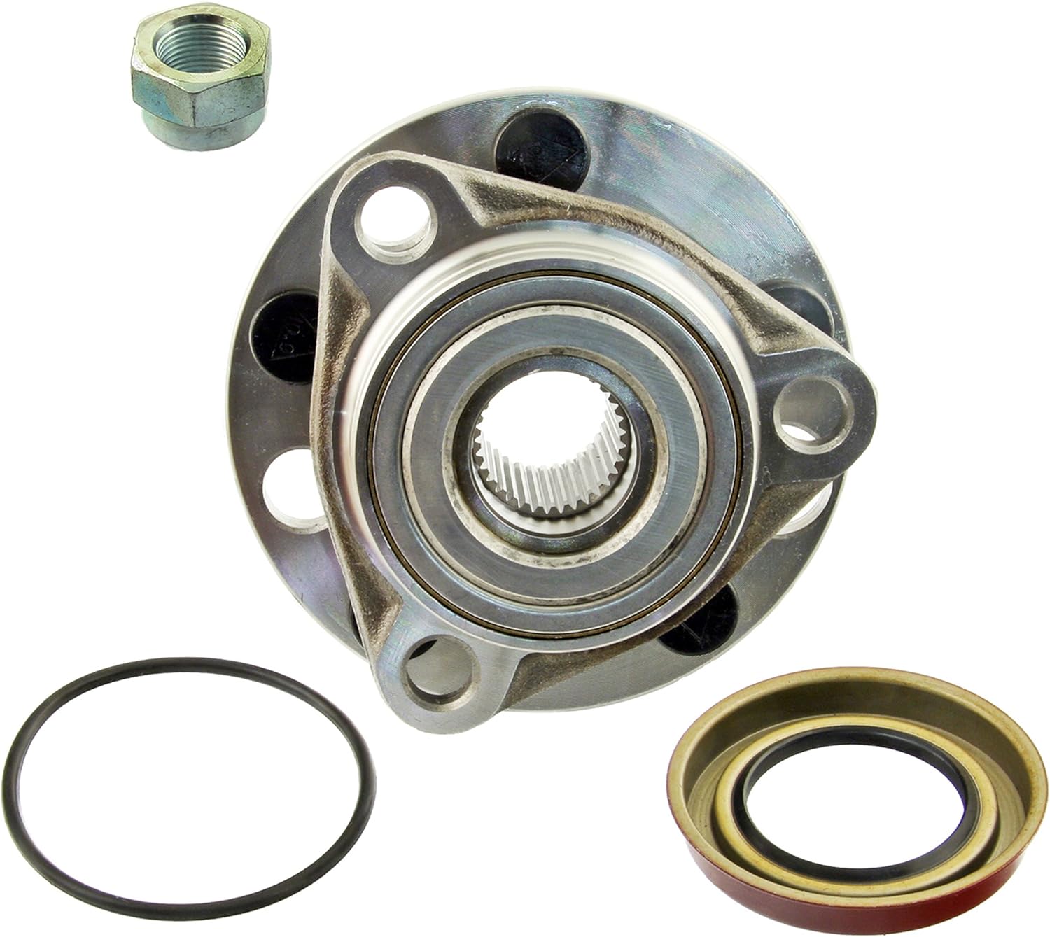 ACDelco Advantage 513017K (19312379) Front Wheel Hub and Bearing Assembly with Wheel Studs
