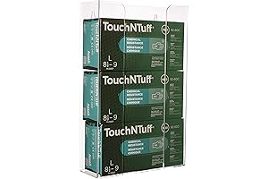 Cq acrylic Clear Mask Dispenser Wall Floating Glove Rack and Glove Box Dispenser Holder