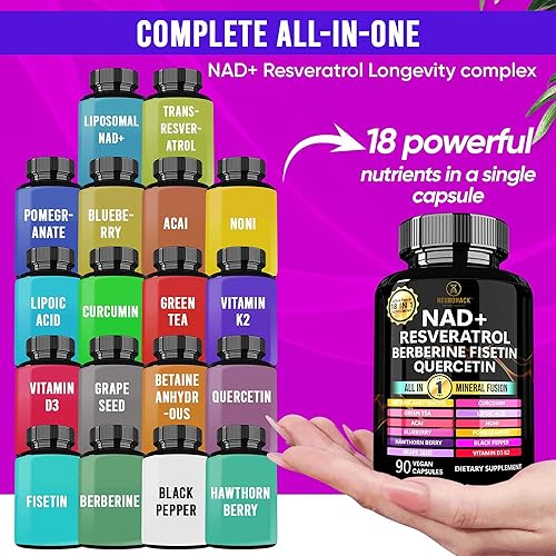 Miniatura 6 de NAD+ 18 en 1 Fusión Mineral, Suplemento Dietético