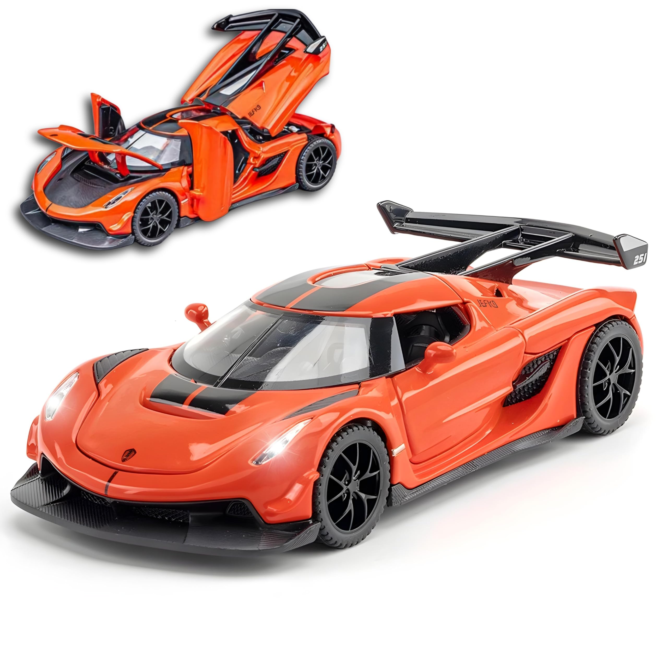 1:32 Koenigsegg Jesko (Orange) — view 2