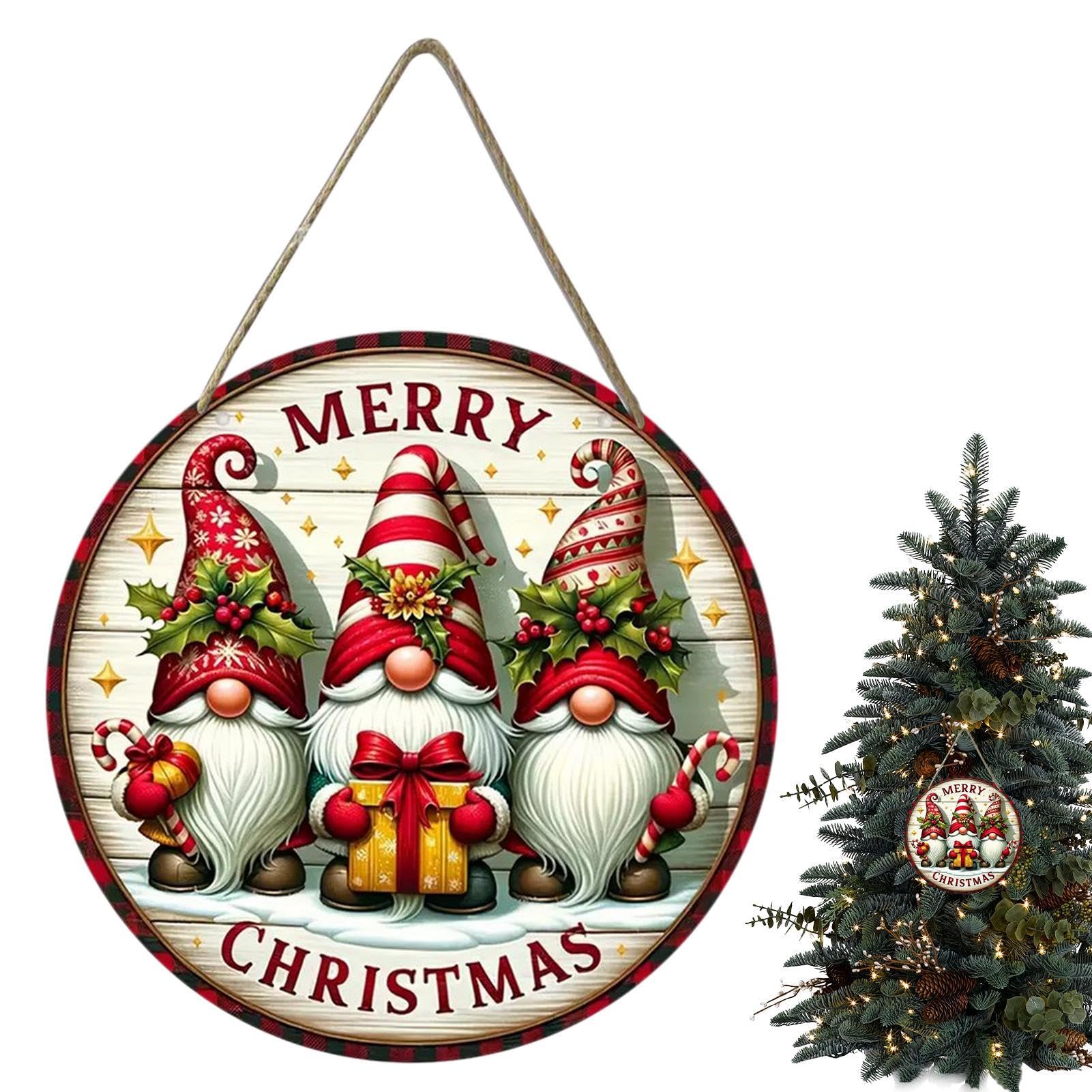 Adornos Navideños De Madera, Letrero Navideño Colgante De Madera, Letrero Navideño Para Puerta De Entrada, Adornos Para Árboles De Navidad, Letrero Navideño Para Decoración Interior Y Exterior