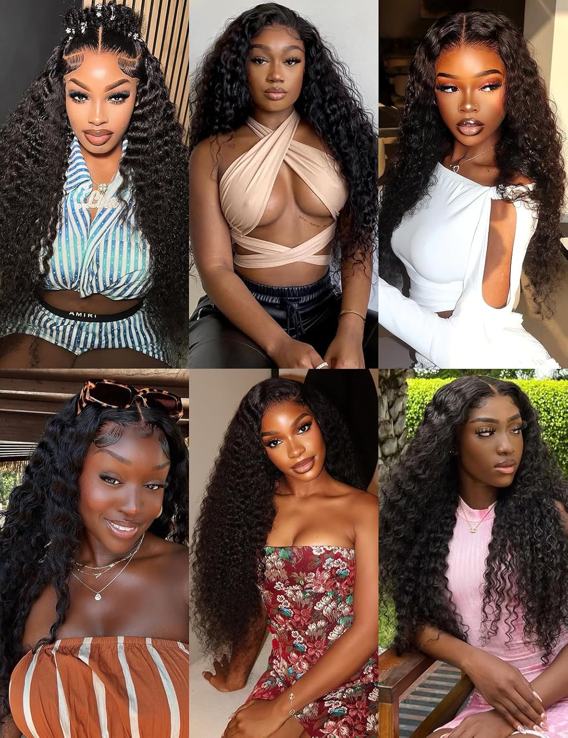 Kucmir 30 Inch 13x6 Deep Wave Lace Front Wigs Human Hair 200 Density Hd Transparent Lace Frontal Wigs Human Hair Pre Plucked Glueless Deep Curly Wig for Women Natural Color - Image 7