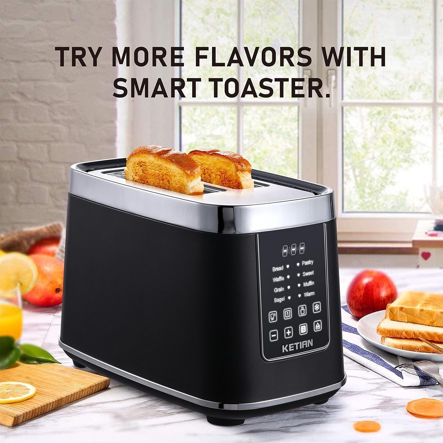 Buy KETIAN Smart Toaster Touchscreen, Automatic Electric high Tech