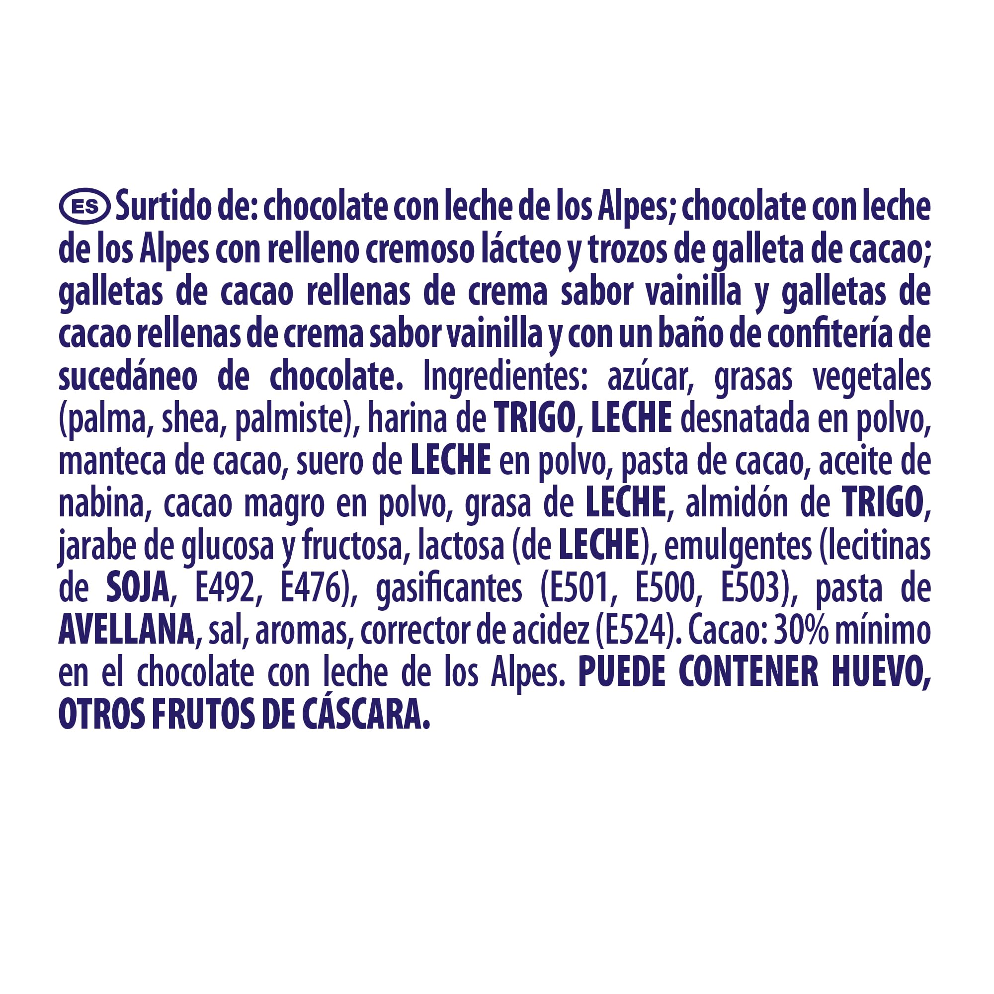 Milka Oreo Calendario de Adviento Chocolate con Leche de los Alpes y Galletas de Cacao 284 g