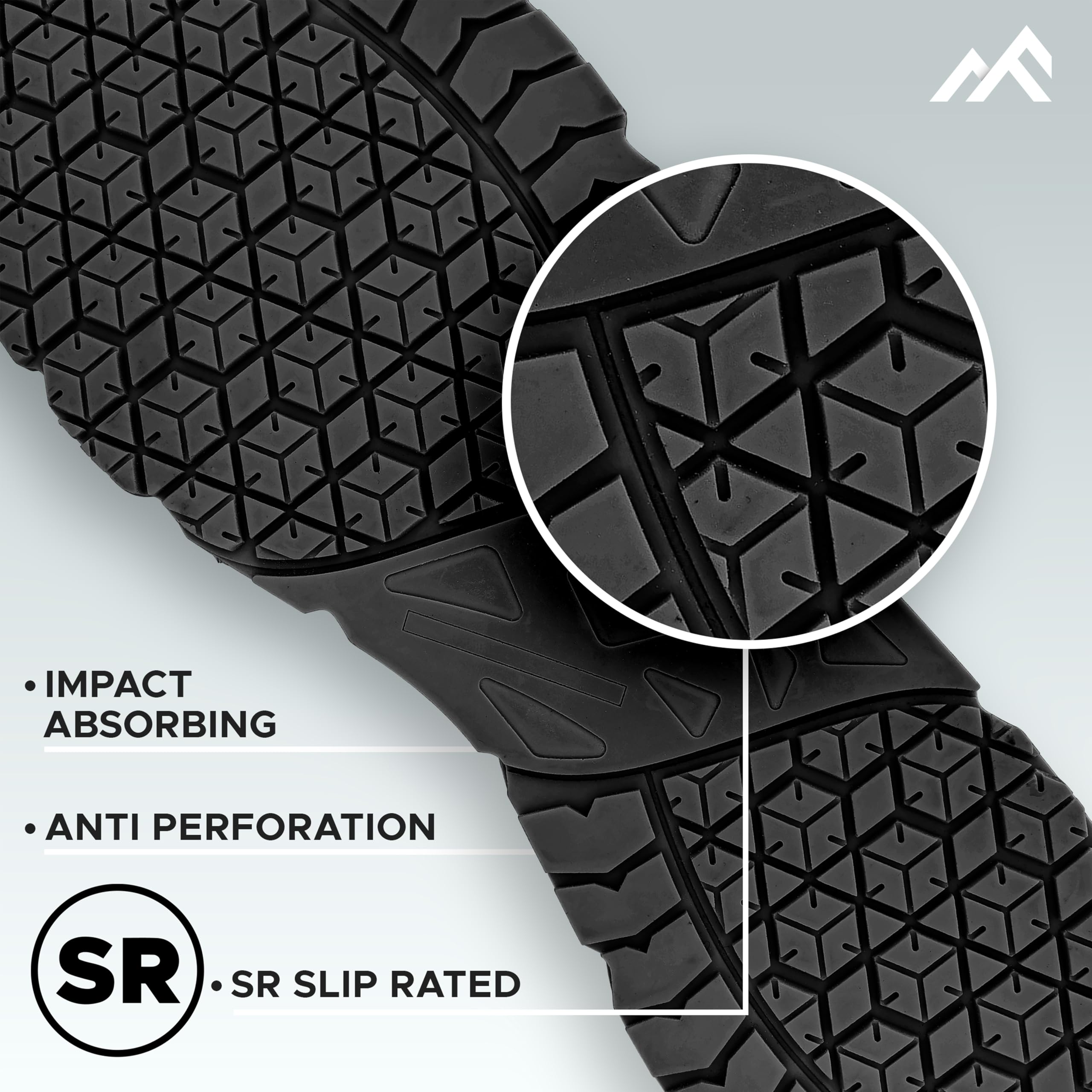 Rock Fall Atlanta, Construction Shoe Hombre, Negro, 38 EU