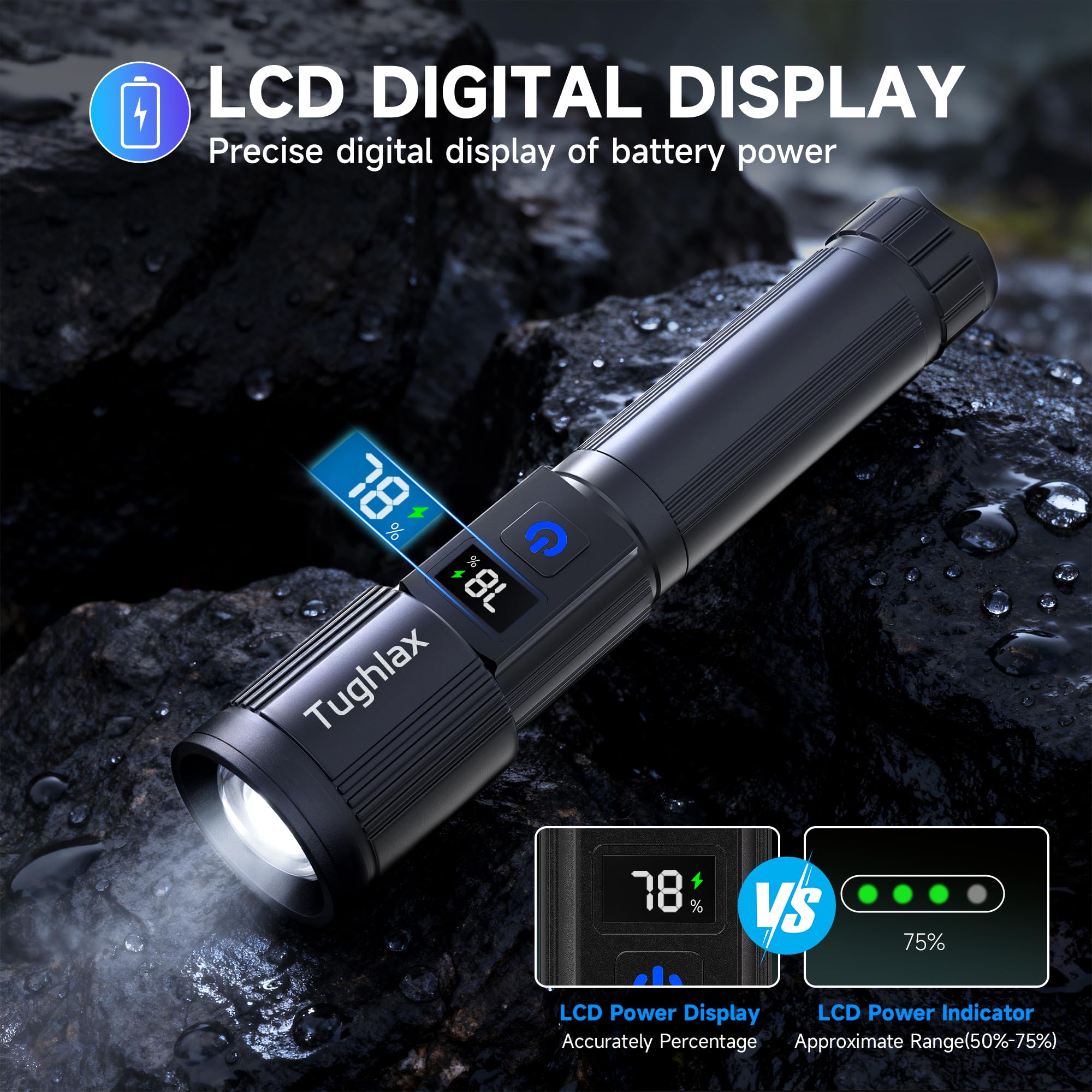 Torcia ricaricabile TL002 LED