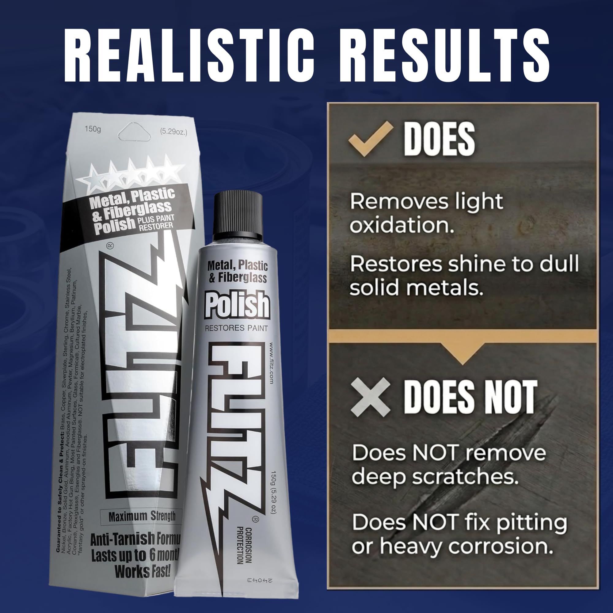 Flitz BU 03515 Automotive-Metal-Cleaners