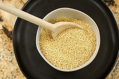 Miniatura 3 de Relative Foods Mijo orgánico USDA con semillas de grano entero, sin gluten. De origen 100% de los Estados Unidos, Proso Millet limpio y clasificado.