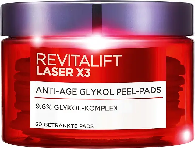 L'Oréal RevitaLift Glykol Peel Pads - Anti-Age Peeling für strahlende Haut