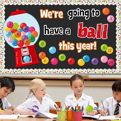Gumball Machine Bulletin Board Set Colorful Bubble Nepal | Ubuy