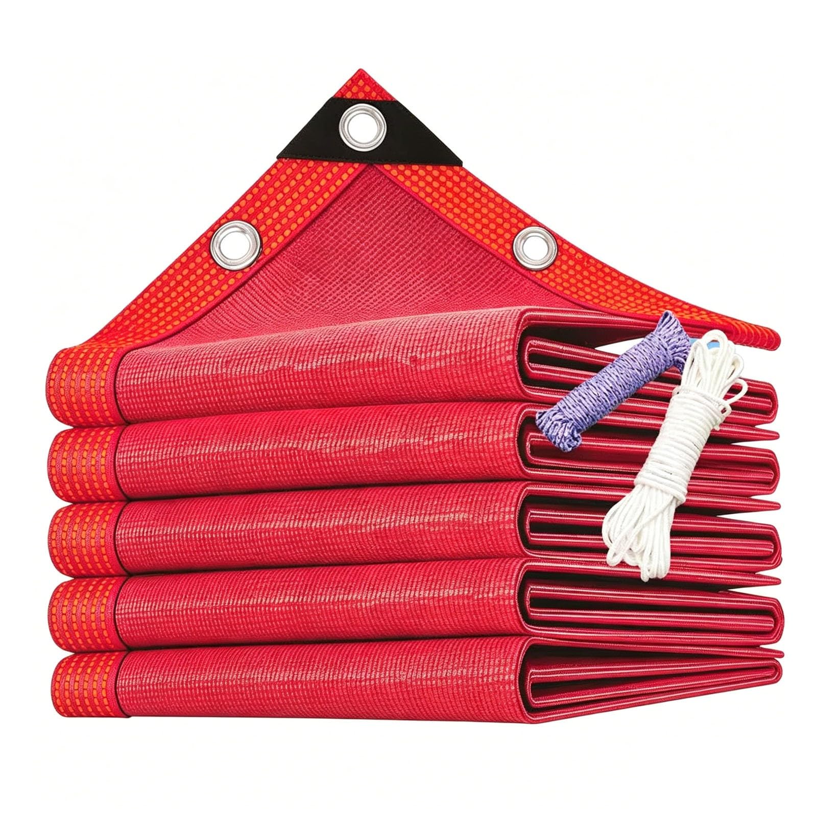 Filet d'ombrage rouge anti-UV pour protéger les plantes de la chaleur du jardin