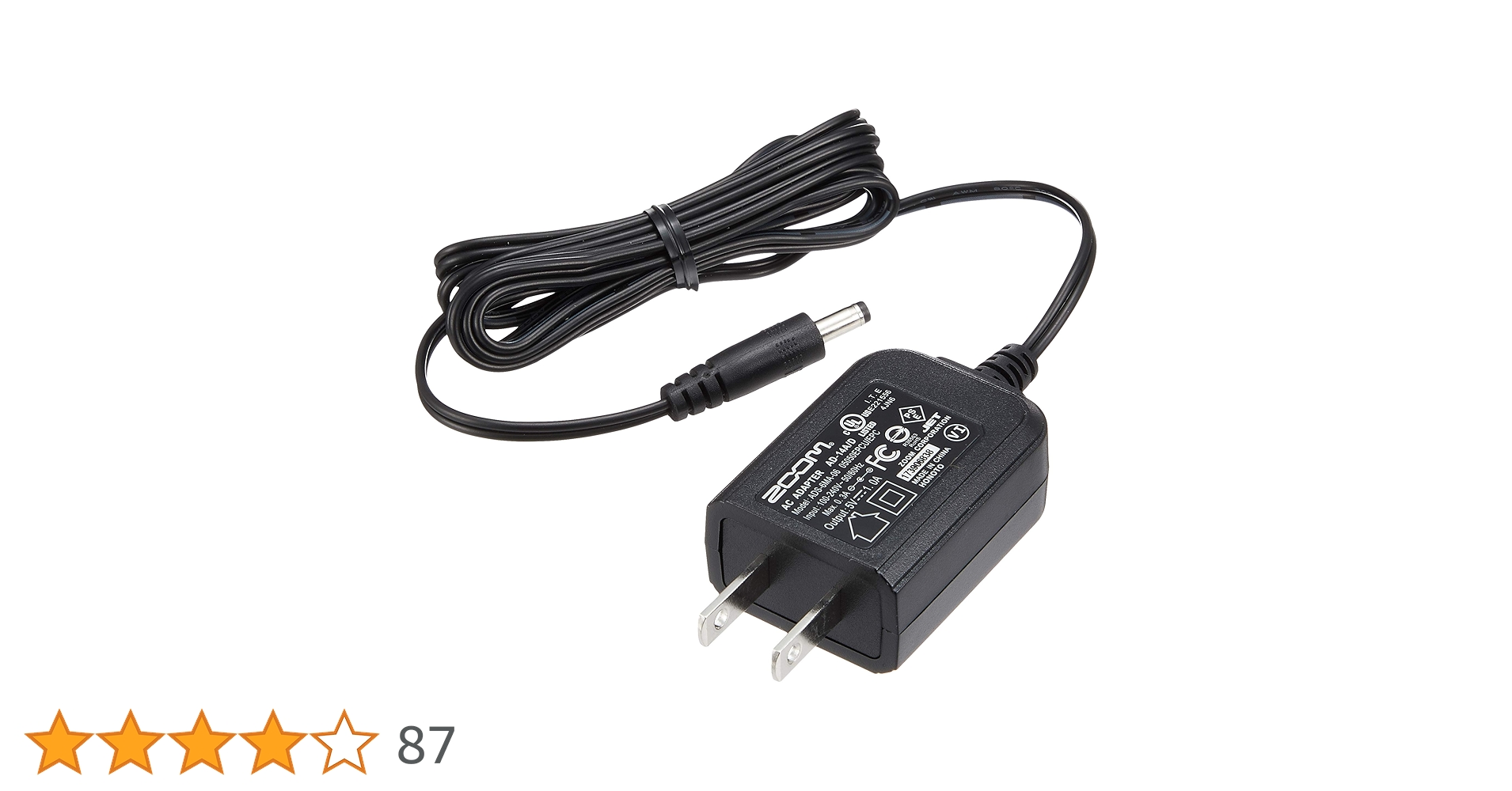 ZOOM ACアダプターDC5V 1A センタープラス AD-14A wgteh8f 楽天市場】ZOOM ズーム ACアダプターDC5V 1A センタープラス AD