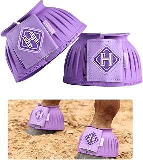Harrison Howard 4/Pack Rubber Pull-on Bell Boots, Hoof Overreach Protection