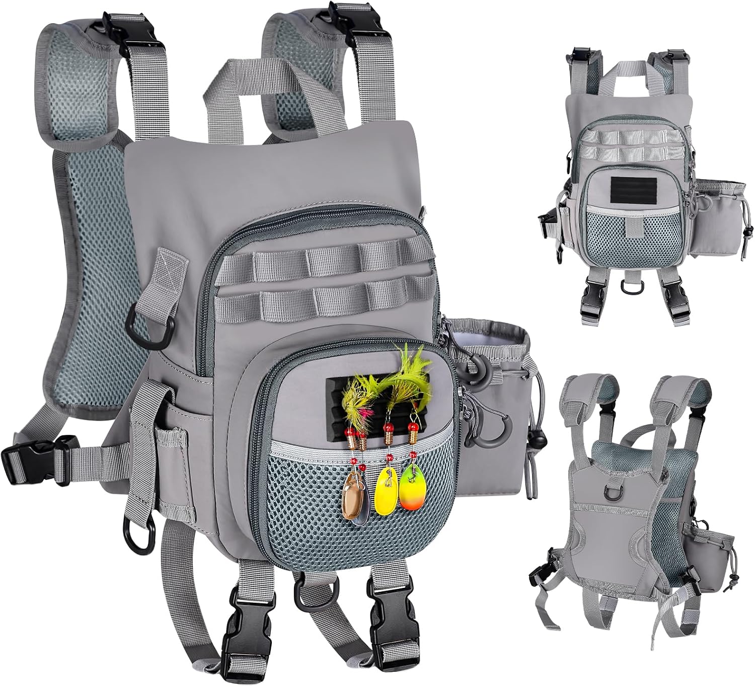 Amazon.com: FUNANASUN Ultimate Lightweight Fly Fishing Chest Pack ...