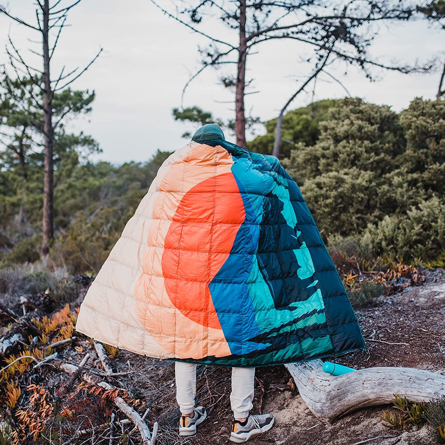 4Monster Outdoor Daunendecke Ultraleicht für Camping, Kompakte Reisedecke Bettdecke Warm Weich für Outdoor Indoor Reise Weihnachten