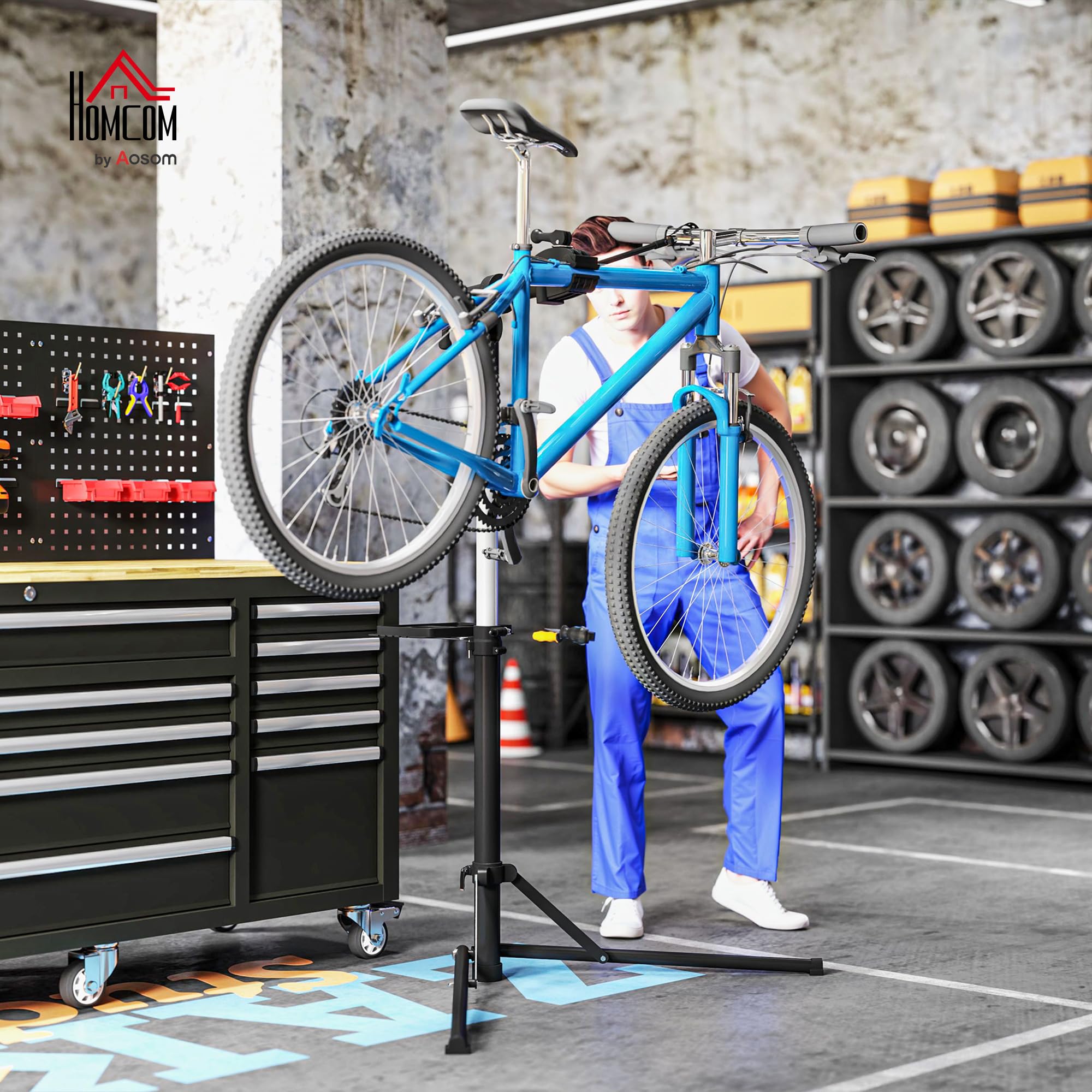 Manutenzione Bicicletta Montaggio Cavalletto Bici Ebike 50kg