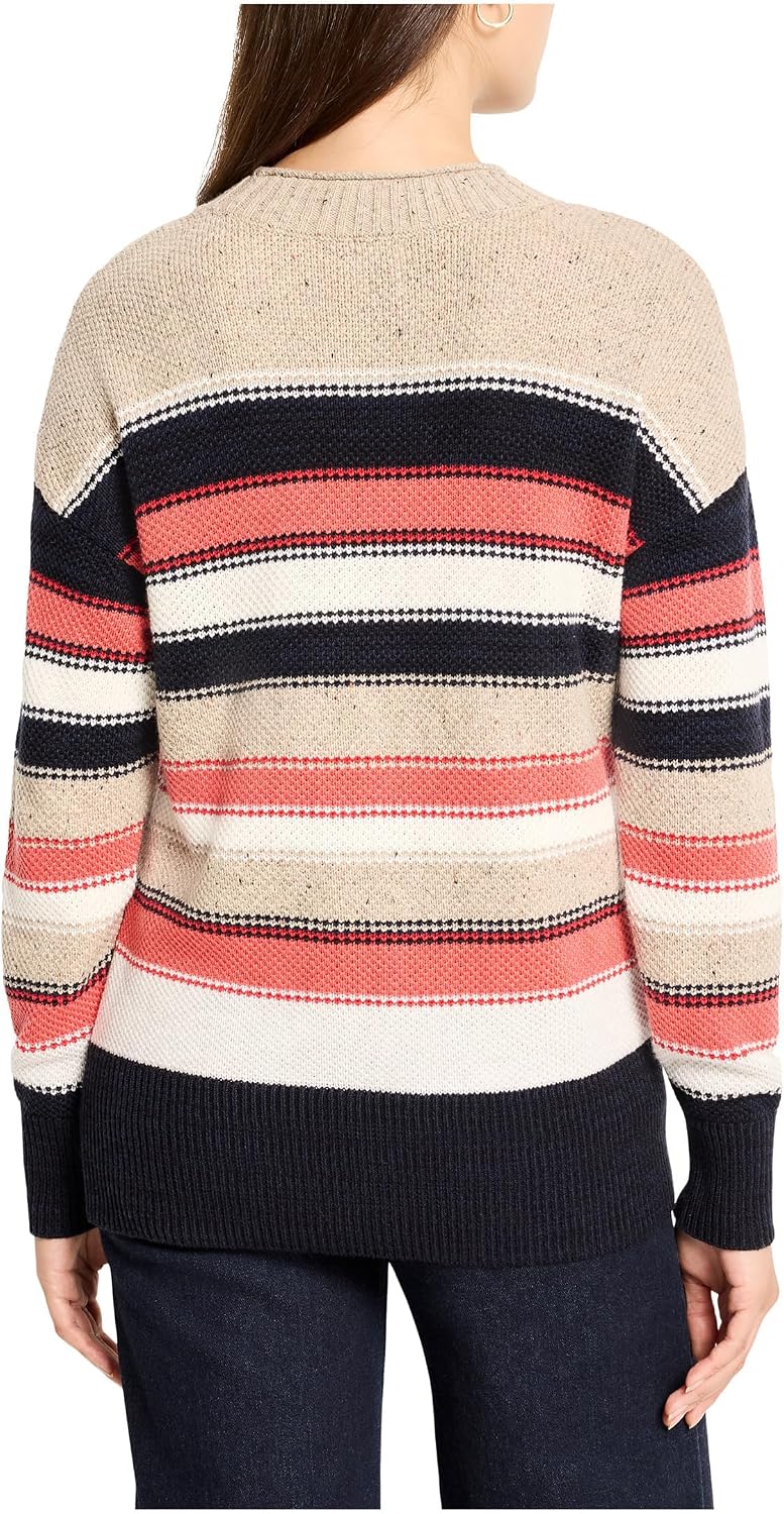 NIC+ZOE NEP Knit Striped Sweater