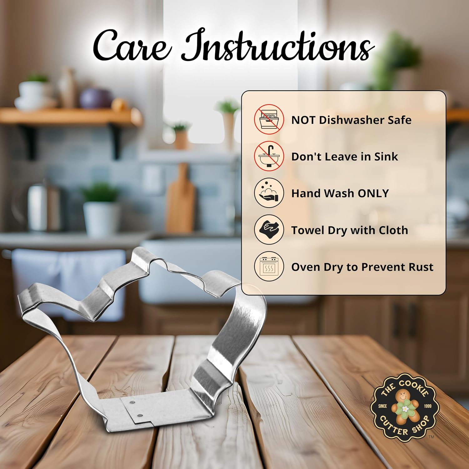 3 PC English Tea Party Cookie Cutter Set for Treats & Cookies | The Cookie Cutter Shop - 3 inch Tea Cup, 3 inch Tea Bag, 3.75 inch Teapot cookie cutters - Made in the USA