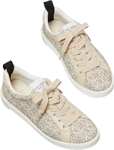 【お値下げ中】kate spade ベージュ花柄スニーカー Amazon | ケイト・スペード ニューヨーク レディース スペード