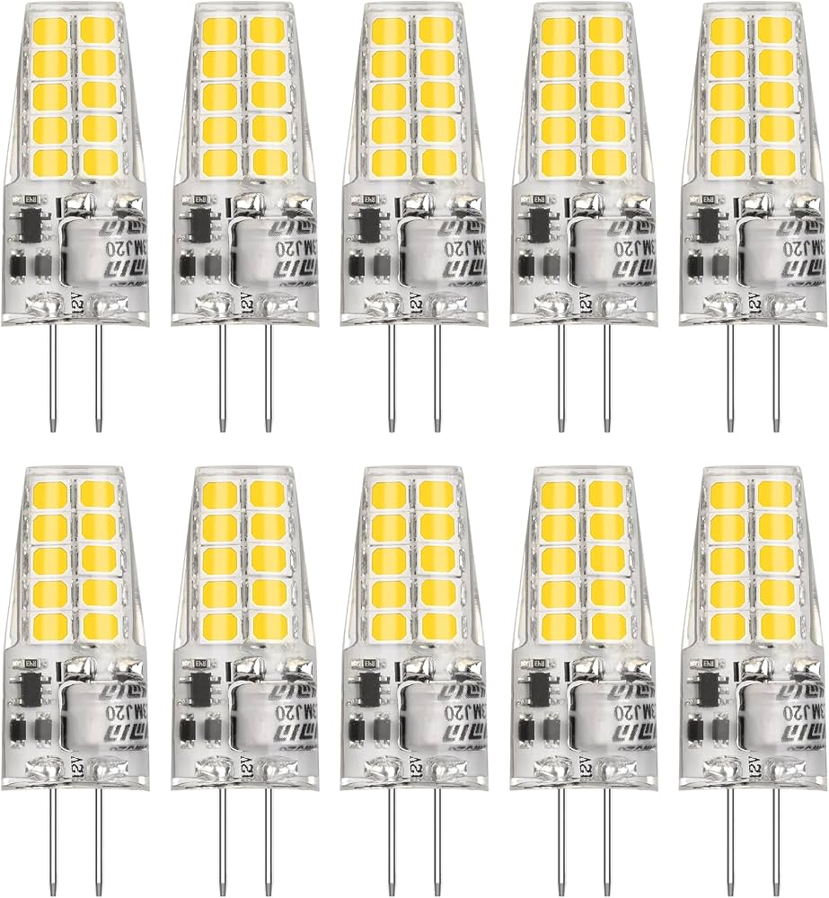 BAOMING G4 LED Bulb 12V JC Type 20W/35W T3 G4 Halogen Replacement