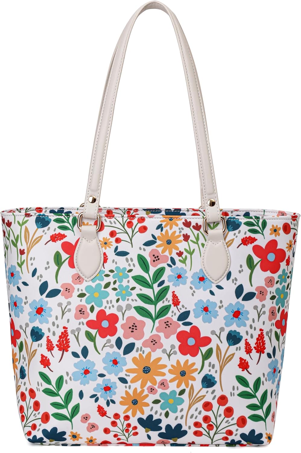 Tote bags for women, tote purse, nylon tote bag, with zipper and pockets, waterproof