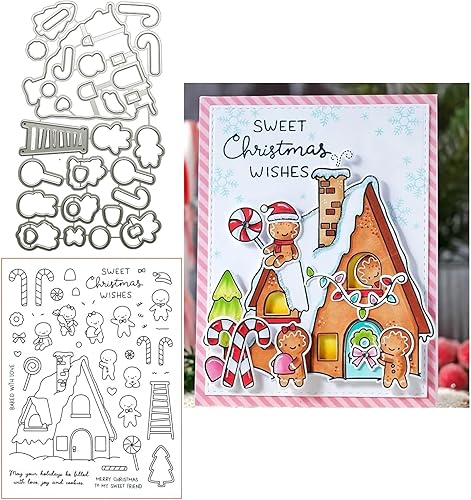 Juego de sellos y troqueles transparentes de silicona para la fabricación de tarjetas, troqueles de corte, plantillas de corte para álbumes de