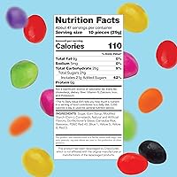 Vista 2 de Jelly Beans - Paquete de 3 libras - Caramelos de Pascua - Surtido de sabores de frutas y regaliz - Caramelos rellenos de huevos de Pascua