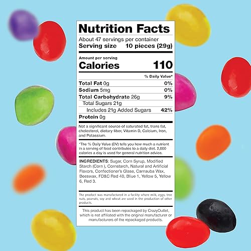 Miniatura 2 de Caramelos de gelatina, sabores surtidos de frutas y regaliz, paquete a granel de 3 libras