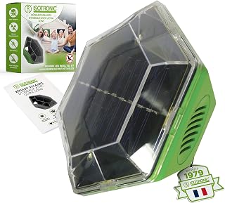 ISOTRONIC Répulsif Solaire pour Oiseaux à Foudres et Ultrasons Contre Les Pigeons Mouettes et Autres Animaux