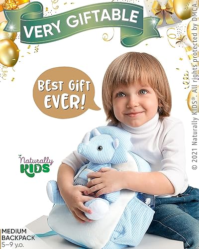 Miniatura 370 de Naturally KIDS - Juguetes de unicornio para niños y niñas de 2 a 3 años, regalos de cumpleaños, mochila de unicornio para niños pequeños 03 Unicornio