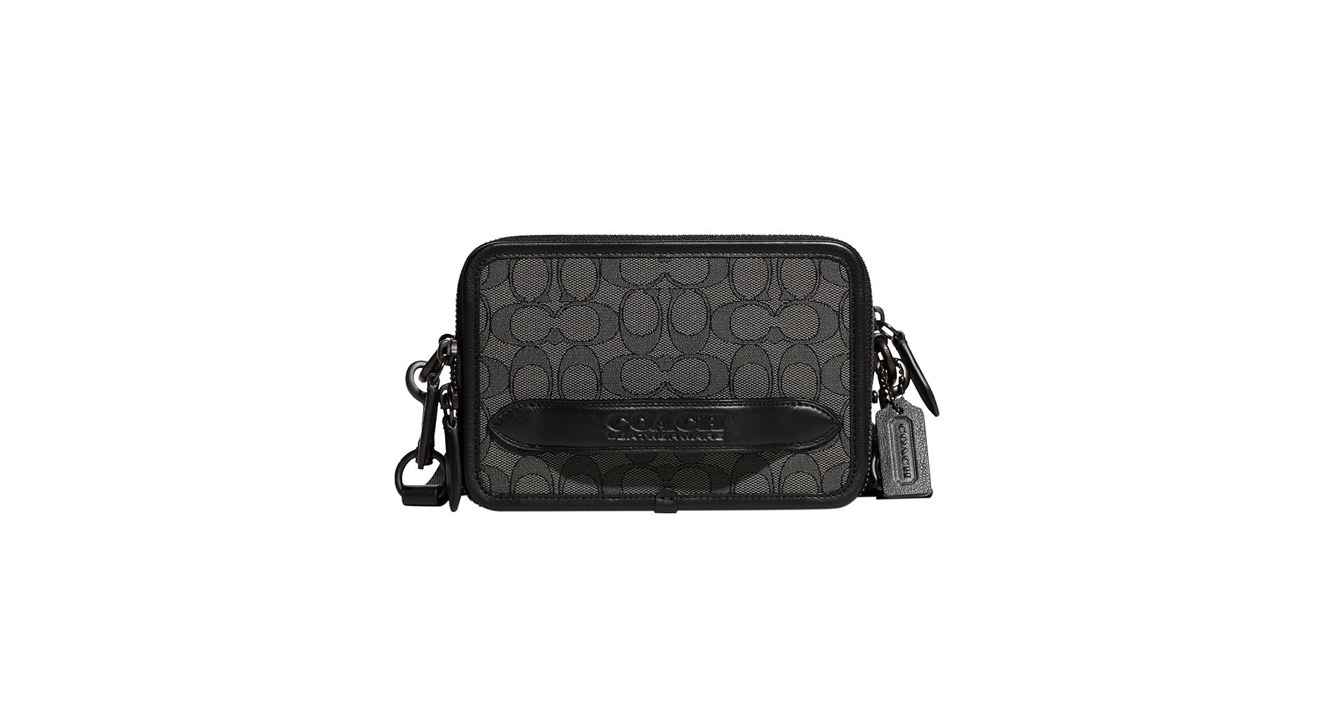 COACH Charter Crossbody in Signature Jacquard, Charcoal COACH Charter Crossbody in Signature Jacquard, Charcoal