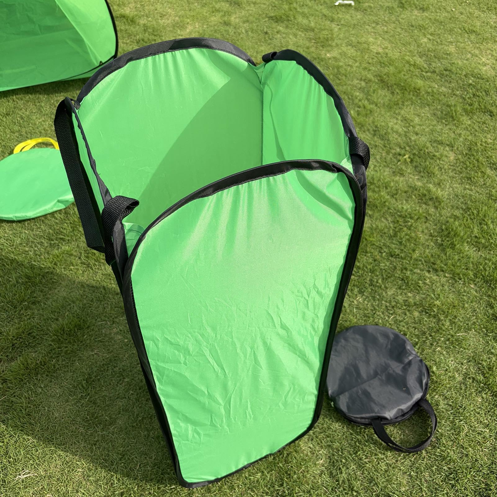 Set di 2 supporti per per foglie con supporto, pieghevoli | Supporto per sacchi d'erba per cucina, alimenti, campeggio, cantiere, giardinaggio, spazzatura, prato, esterno